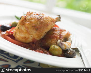 Chicken Chilindron- Pollo al Chilindron