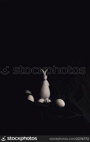 chicken eggs figure rabbit dark material