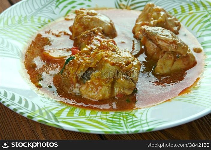 Chicken Khurchan - indian curry chicken
