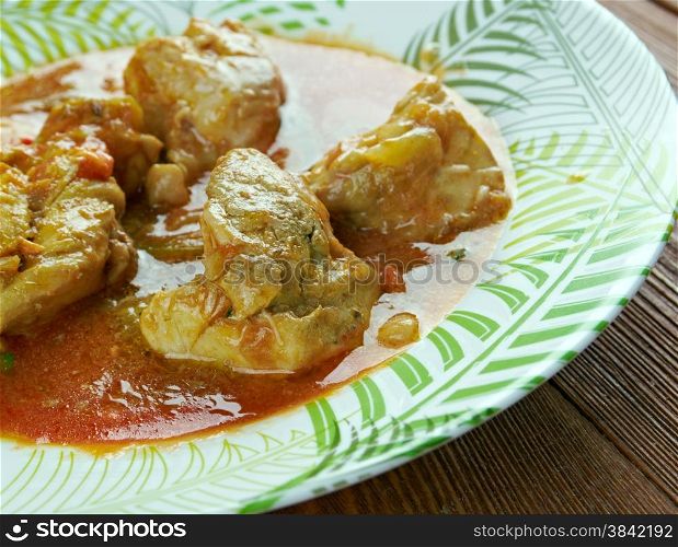 Chicken Khurchan - indian curry chicken