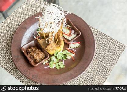Chicken Sate Skewers, Thai groumet cuisine