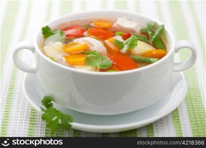 chicken soup with vegetables