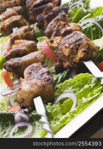 Chicken Tikka Marinated Shashlik Kebabs