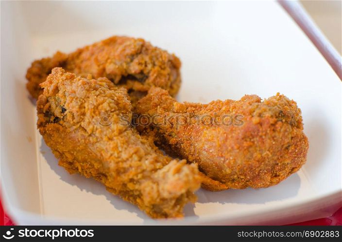 Chicken wings deep-fried spicy