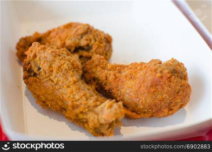Chicken wings deep-fried spicy