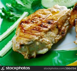 Chicken with sauce piri piri