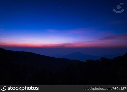 Chiengmai, doi inthanon, thailand, View of sunrise