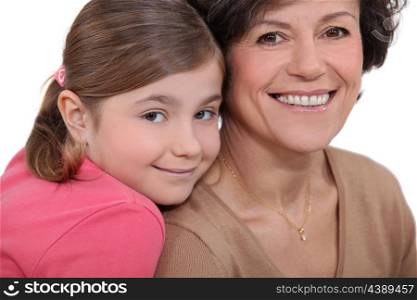 Child and grandmother