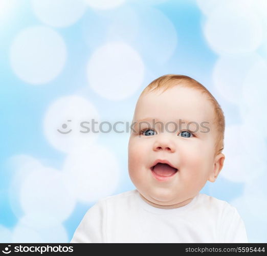 child and toddler concept - smiling little baby