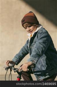 child bike outside