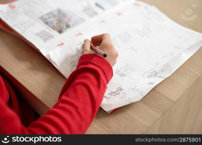 Child Doing Homework