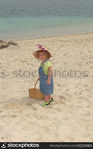 Child on beach