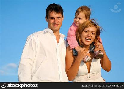 child with father and mother