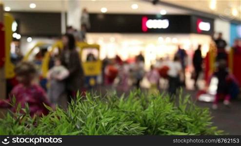 children in a mall