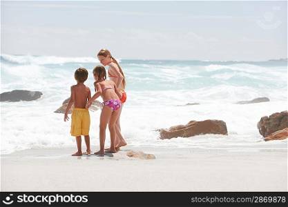 Children Playing on Beach