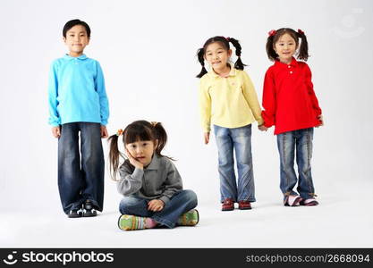 Children posing