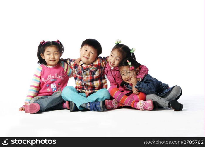 Children posing