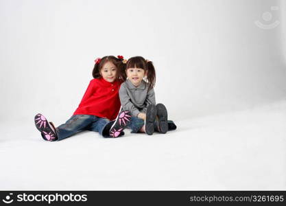 Children posing