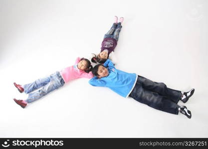 Children posing