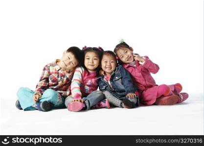 Children posing
