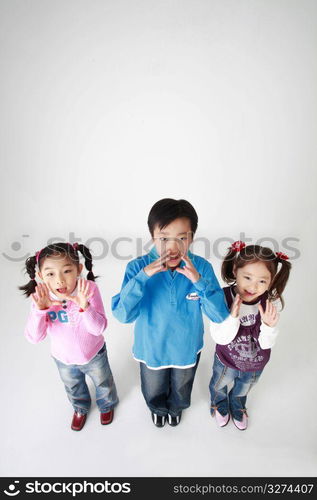 Children posing