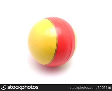 Children&rsquo;s ball on a white background