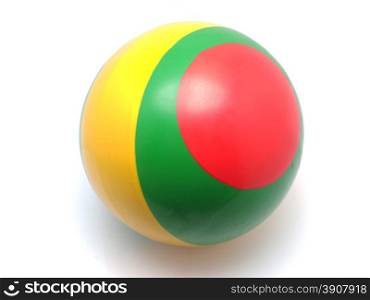 Children&rsquo;s ball on a white background
