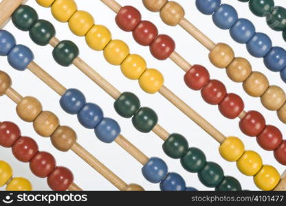 childrens abacus - calculator with all beads at random sides