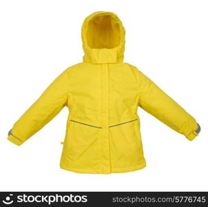 Childrens Winter warm jacket isolated on white background