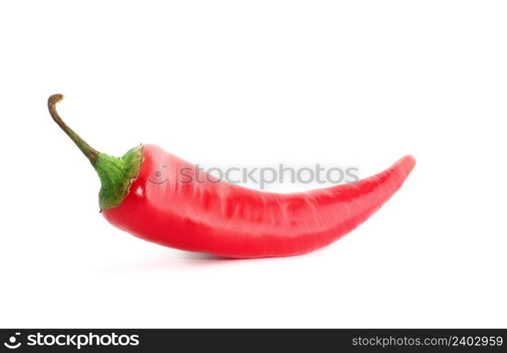 chili pepper isolated on a white background