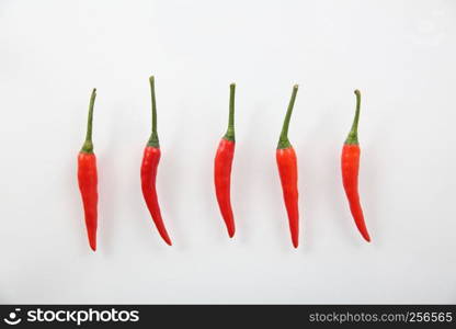 chili pepper isolated on a white background