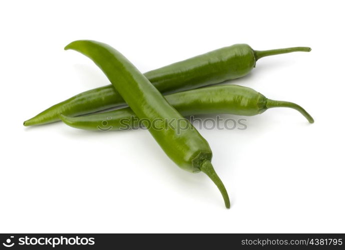 Chili pepper isolated on white background