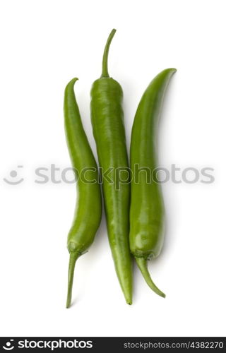 Chili pepper isolated on white background