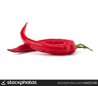 Chili pepper isolated on white background