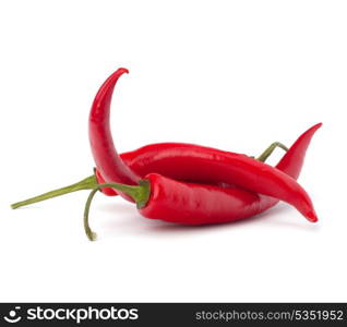 Chili pepper isolated on white background