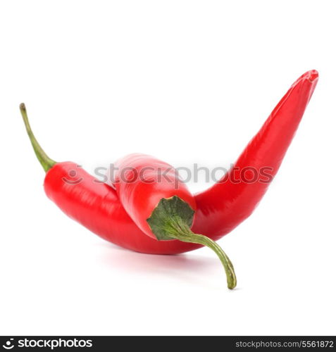 Chili pepper isolated on white background