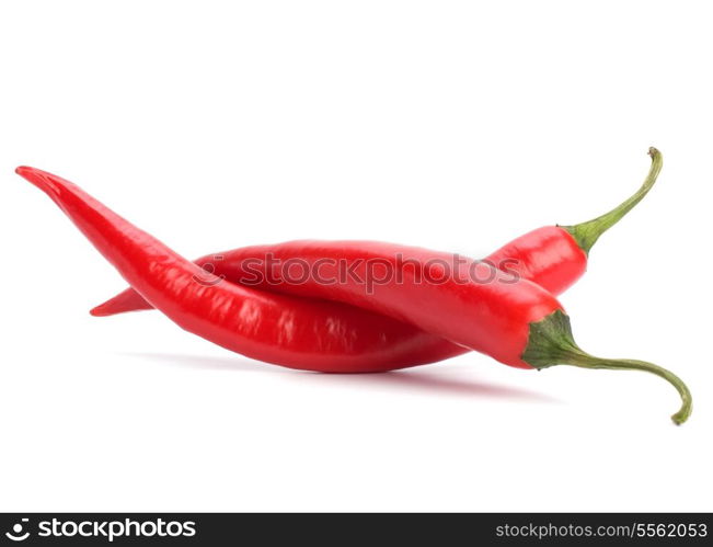 Chili pepper isolated on white background