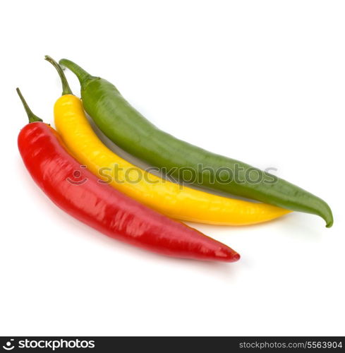 Chili pepper isolated on white background