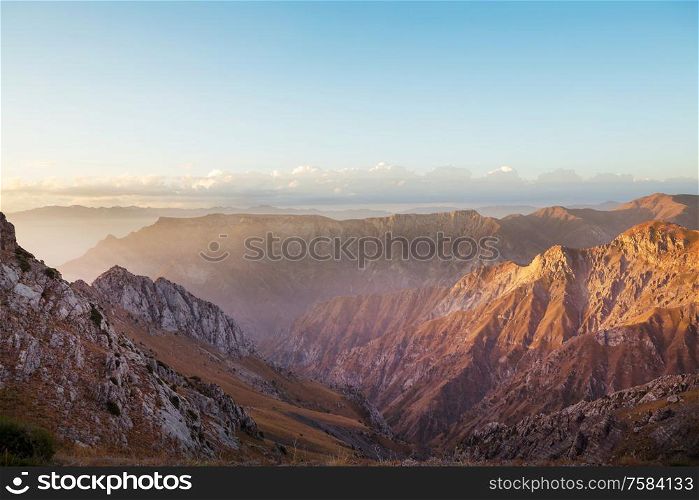 Chimgan mountains near Tashkent city, Uzbekistan