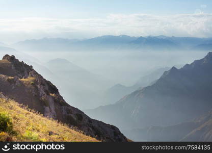 Chimgan mountains near Tashkent city, Uzbekistan