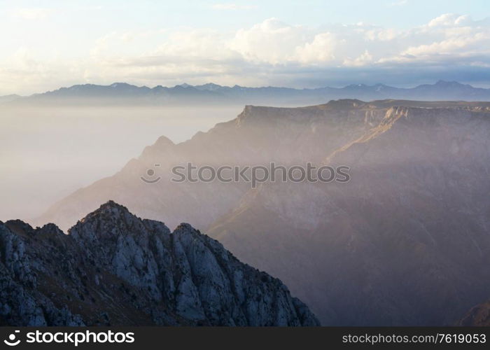 Chimgan mountains near Tashkent city, Uzbekistan