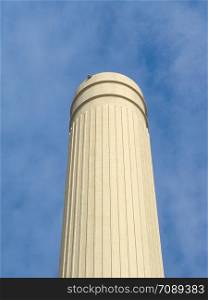 Chimne of Battersea Power Station in London, UK. Battersea Power Station chimney in London