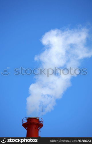 Chimney and smoke