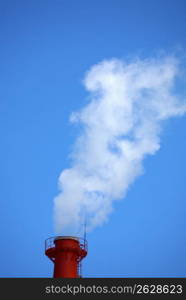 Chimney and smoke