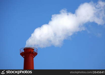 Chimney and smoke