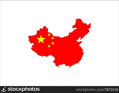 china country flag map shape national symbol