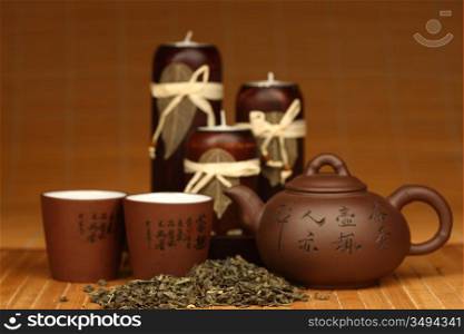 china tea background close up