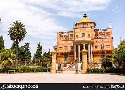 Chinese building in Palermo, Sicily, Italy,