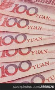 Chinese currency - hundren yuan background