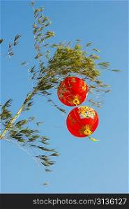 Chinese New Year lanterns air